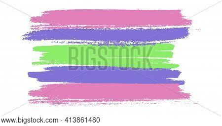 Trigender Flag. Lgbt Pride Month In June. Lesbian Gay Bisexual Transgender. Celebrated Annual. Rainb