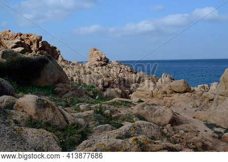 View Of The Cala Sarraina Coast, Trinità D\'agultu