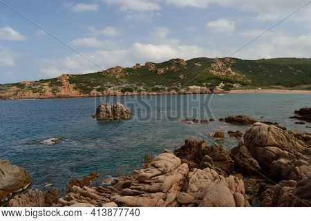 View Of The Cala Sarraina Coast, Trinità D\'agultu
