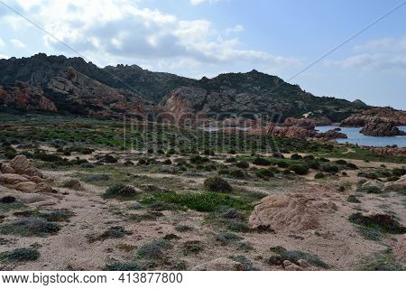 View Of The Cala Sarraina Coast, Trinità D\'agultu
