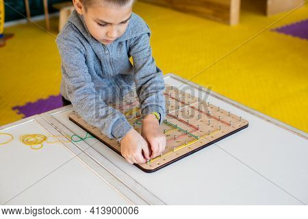 Exploring Basic Math And Geometry Concepts With Geoboard