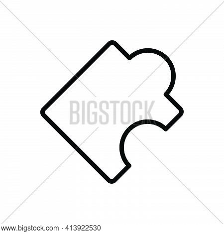 Black Line Icon For Misc Complex Difficult Puzzle Recognize Miscellaneous
