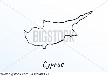 Hand Draw Map Cyprus Vector Photo Free Trial Bigstock Hand Draw Map Cyprus Vector Photo Free Trial Bigstock