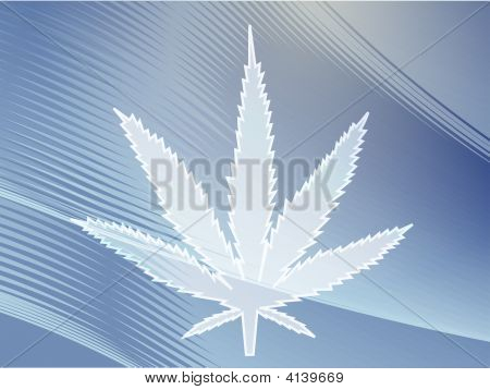 Illustration de feuille de marijuana