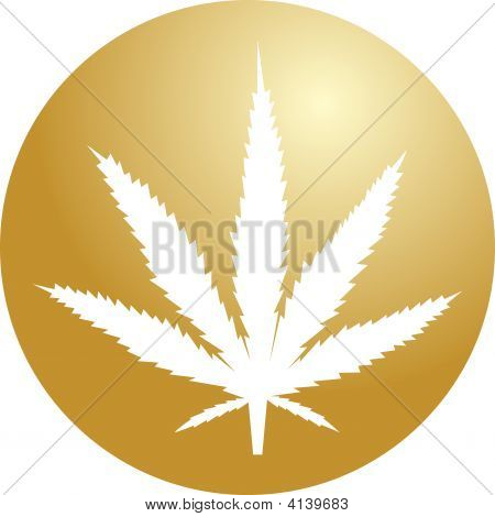 Illustration de feuille de marijuana