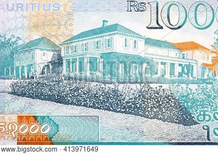 Chateau De Reduit - Official Seat Of The President From Mauritian Money