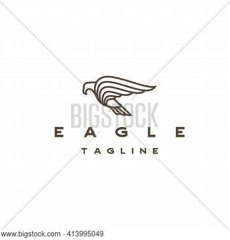 Line Art Eagle Logo Vector & Photo (Free Trial) | Bigstock