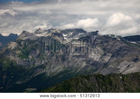 View From Brevent In The French Alps