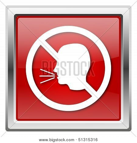 No Talking Icon