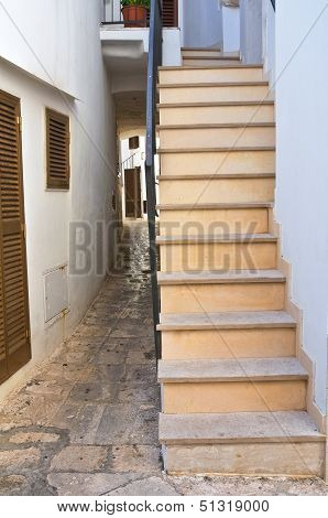 Alleyway. Noci. Puglia. Italy.