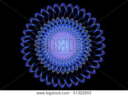 abstract gas flame