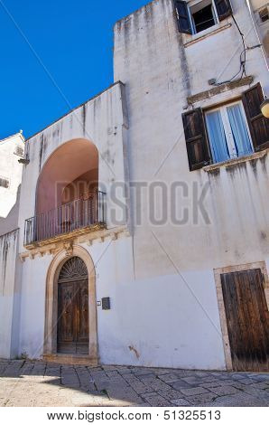 Historical palace. Noci. Puglia. Italy.