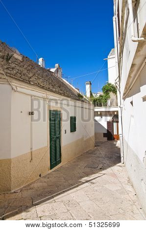 Alleyway. Noci. Puglia. Italy.
