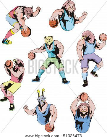 Sport Mascots - Basketball