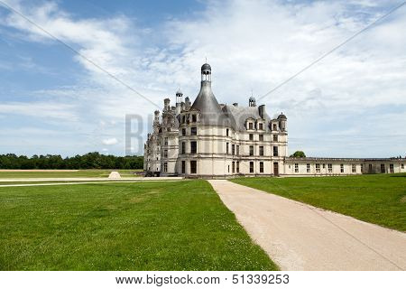 Castle of Chambord in Cher Valley France