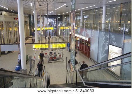 Schiphol Airport, Amsterdam, Netherlands.