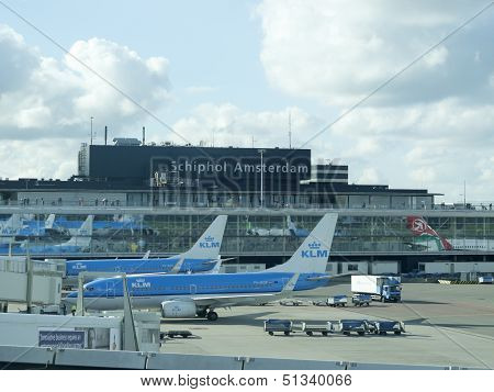 Schiphol Airport, Amsterdam, Netherlands.