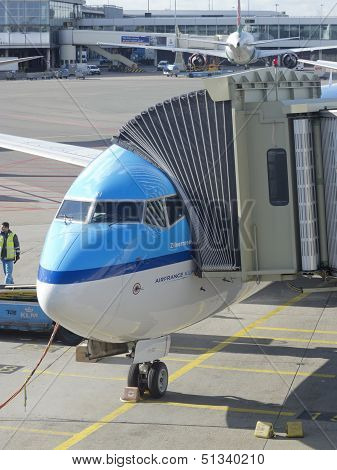 Schiphol Airport, Amsterdam, Netherlands.