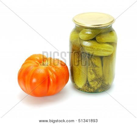 Marinaded Cucumbers