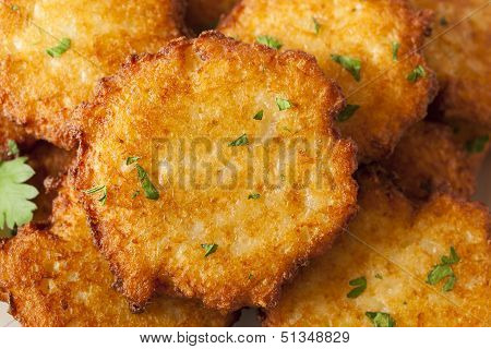 Homemade Traditional Potato Pancake Latke