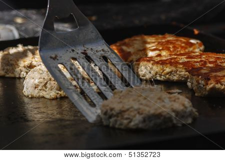 Crabcakes On Grill