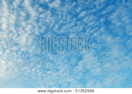 Altocumulus Clouds - Natural Skyscape Background