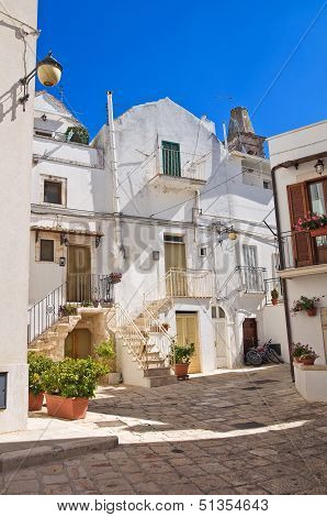 Residential area of Noci. Puglia. Italy