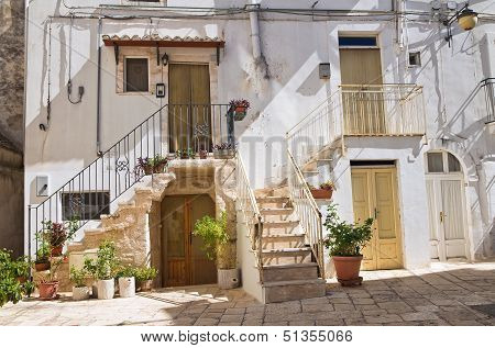 Alleyway. Noci. Puglia. Italy.