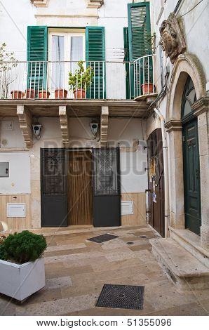 Alleyway. Noci. Puglia. Italy.