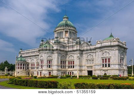 The Ananta Samakhom Throne Hall In Thai Royal Dusit Palace, Bangkok, Thailand..