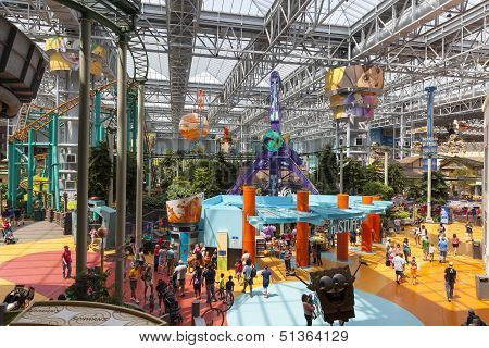 Mall Of America's Amusement Park In Bloomington, Mn On July 06, 2013