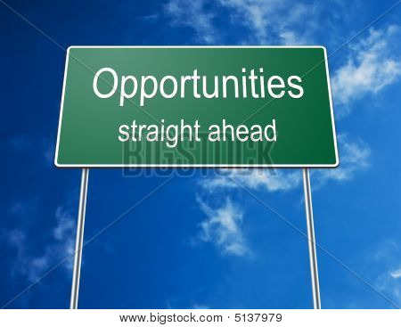 도 표지판 Oppertunities