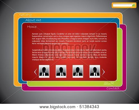 Tiled Website Template
