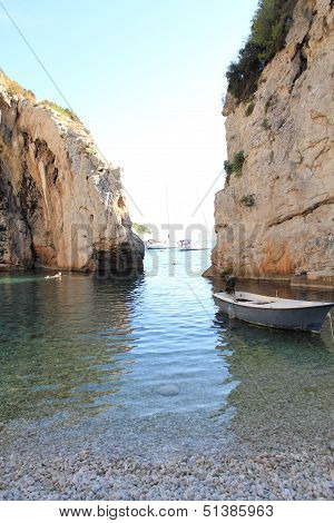 Stiniva Bay In Vis Island