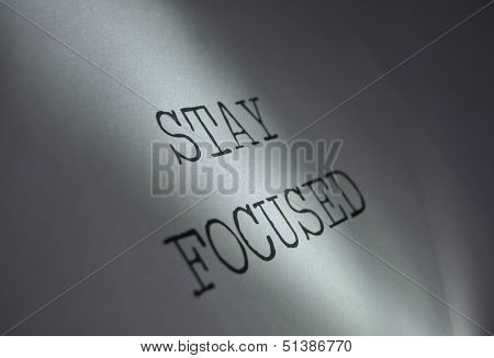 Stay Focused