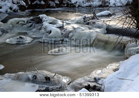 River in the winter
