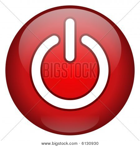 Red Power Button