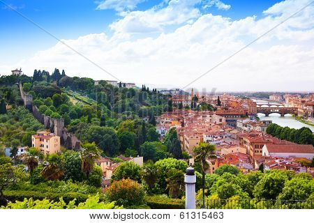 City Walls In Florence