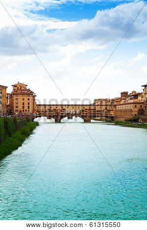 Ponte Vecchio And Arno River