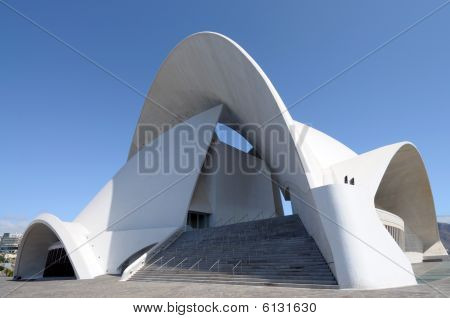 Auditorio v Santa Cruz De Tenerife, Španělsko