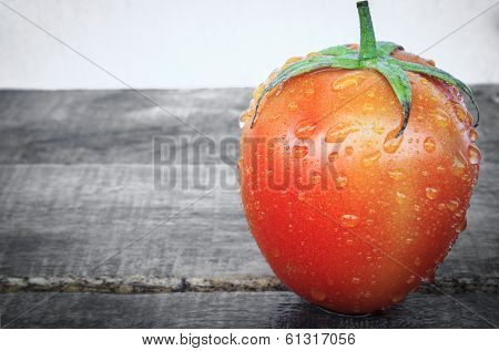 wet tomato