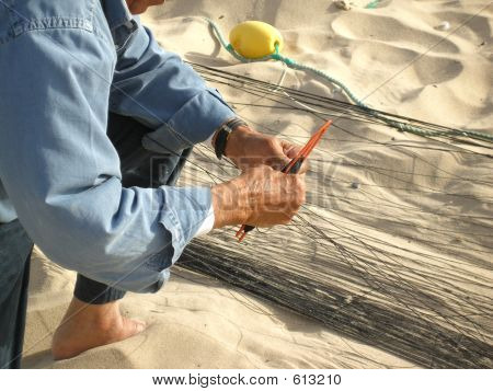 Rammendo la pesca pescatore Net