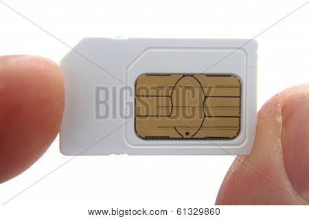 Simcard In My Fingers