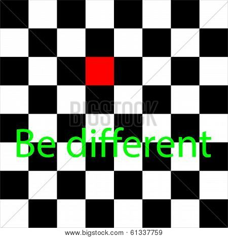Be different