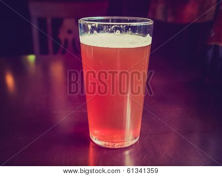 Retro Look Beer