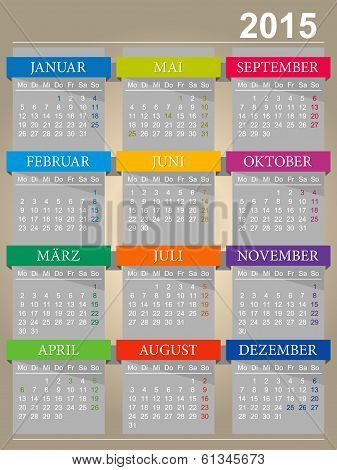 Calendar 2015