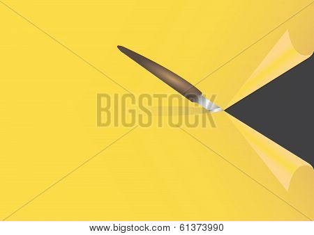 Penknife Cut Paper