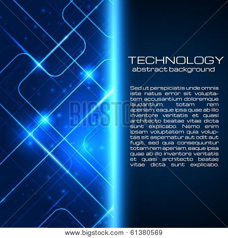 Technology background with space for your text.