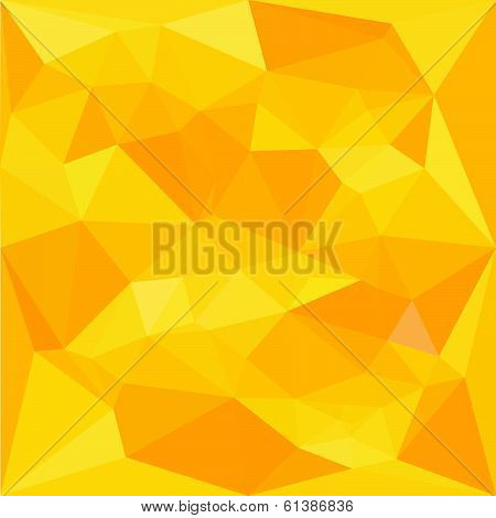 Polygon Abstract Pattern Background In Flat Color