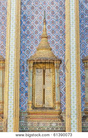 Temple Window In The Emerald Buddha